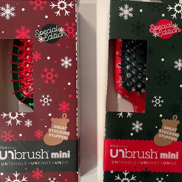 TWO Unbrush Minis (Red and Green) (new/kids/x) - Picture 1 of 10